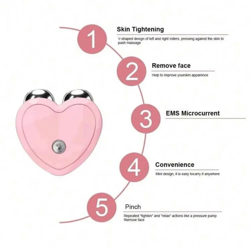 Electric EMS Facial Massager Mini Portable - Skin Muse