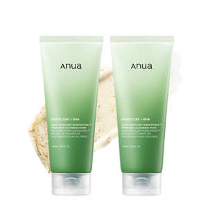 Anua Heartleaf Quercetinol Cleansing Foam Value Pack - Skin Muse