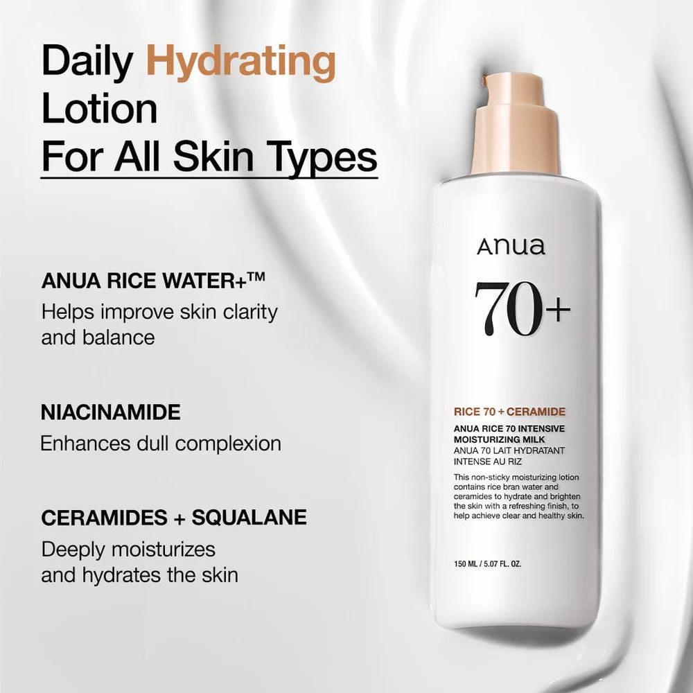 Rice 70 Intensive Moisturizing Milk - Skin Muse
