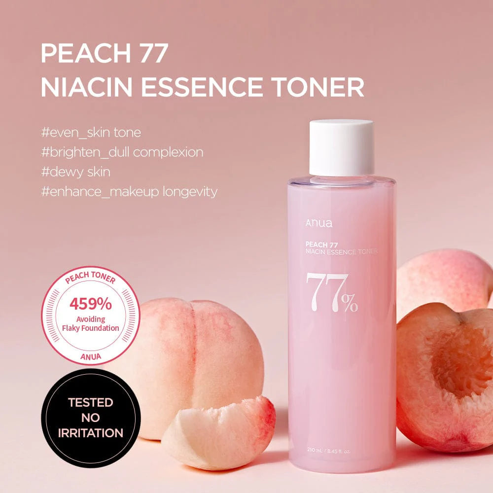Peach 77 Niacin Essence Toner 250ml - Skin Muse