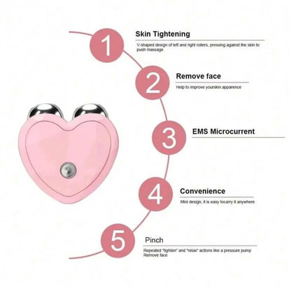 Electric EMS Facial Massager Mini Portable - Skin Muse