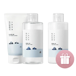 1025 Mini Dokdo Cleanser & Toner Starter Set + FREE Lotion - Skin Muse