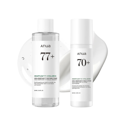 Heartleaf 77 shooting toner +70 daily lotion - Skin Muse
