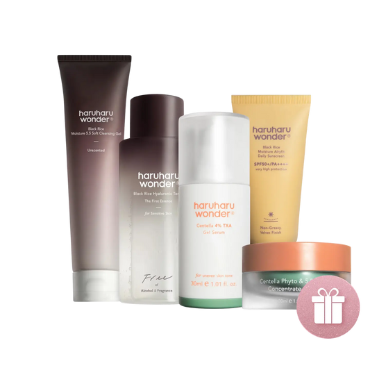 Haruharu Wonder Skincare Set + Free Peptide Cream - Skin Muse