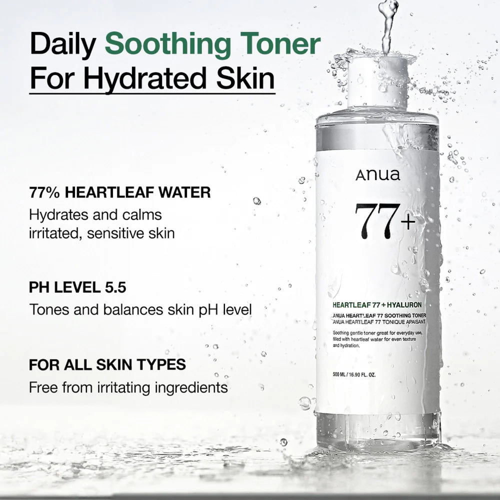Heartleaf 77 shooting toner +70 daily lotion - Skin Muse